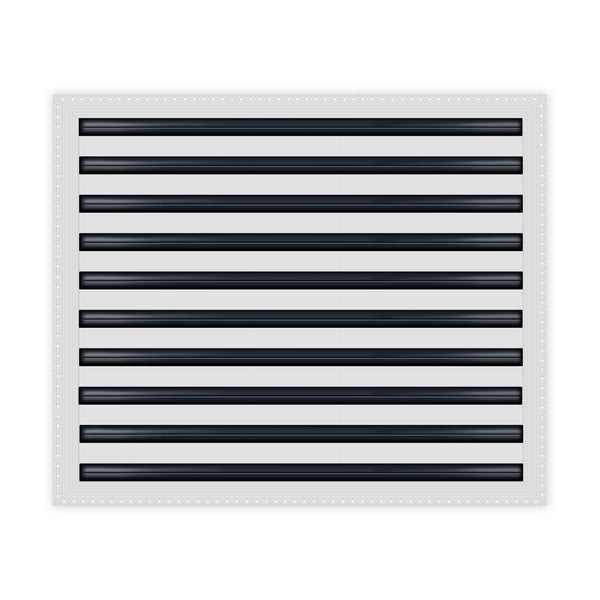 BUILDMART - 24x20 MUD-IN Air Vent Cover - Drywall MUD IN White Air Vent - MUD Linear Slot Diffuser - Register Grille for Ceiling and Walls - Texas Buildmart