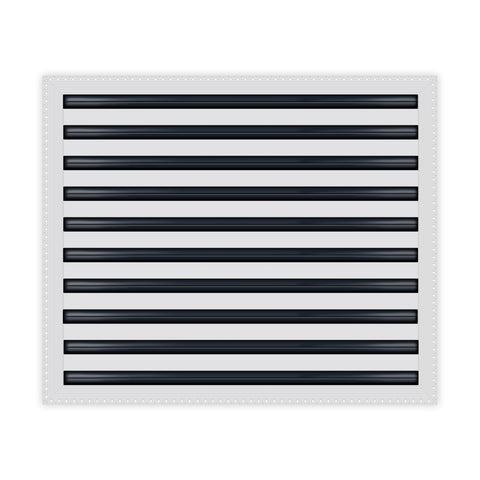 BUILDMART - 24x20 Mud In Air Vent Cover - Drywall Mud-in White Air Vent - Mud Linear Slot Diffuser - Register Grille for Ceiling and Walls - Texas Buildmart