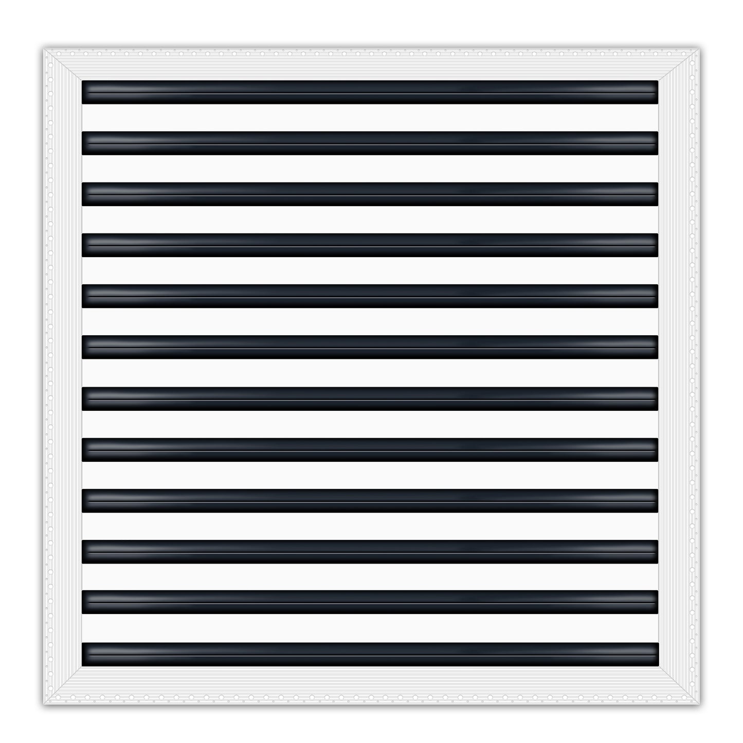 BUILDMART - 24x24 MUD-IN Air Vent Cover - Drywall MUD IN White Air Vent - MUD Linear Slot Diffuser - Register Grille for Ceiling and Walls - Texas Buildmart
