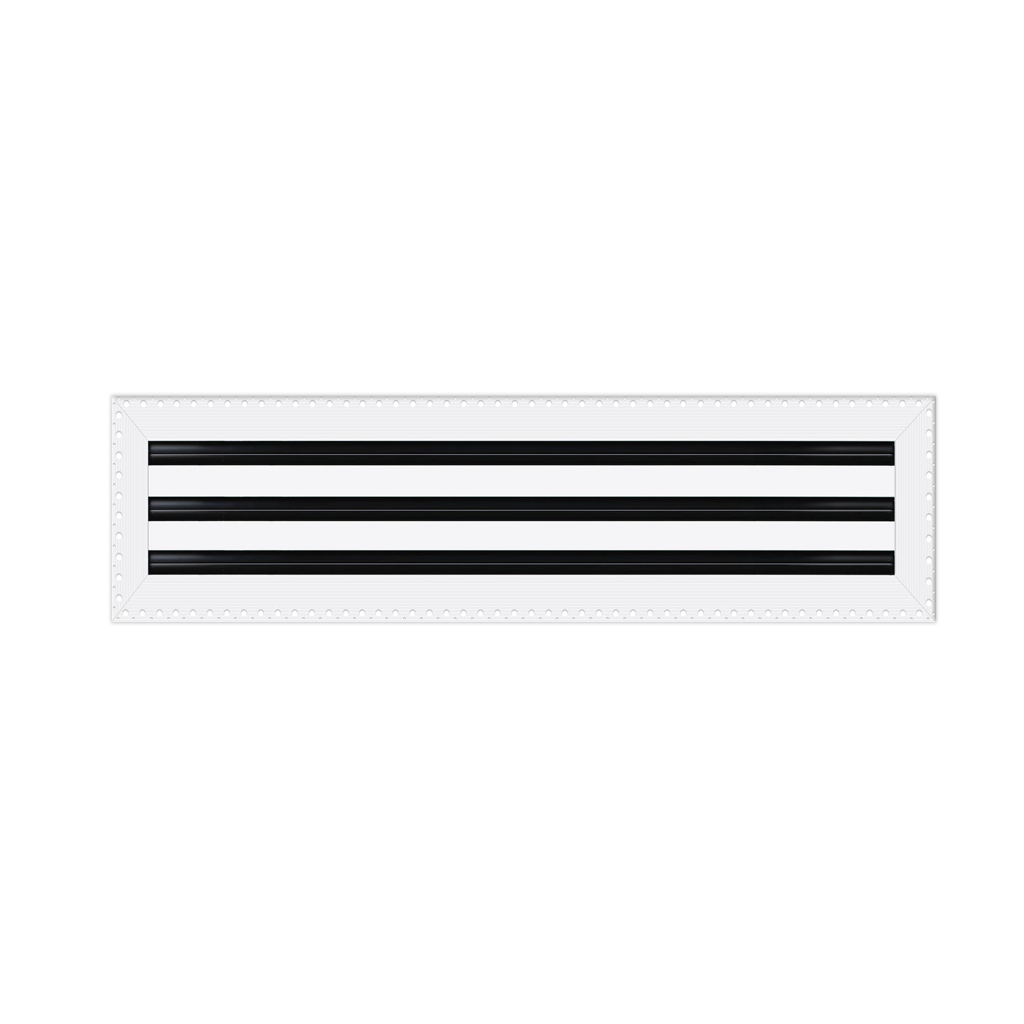 BUILDMART - 6" MUD-IN Air Vent Cover - Drywall MUD IN White Air Vent - MUD Linear Slot Diffuser - Register Grille for Ceiling and Walls - Texas Buildmart