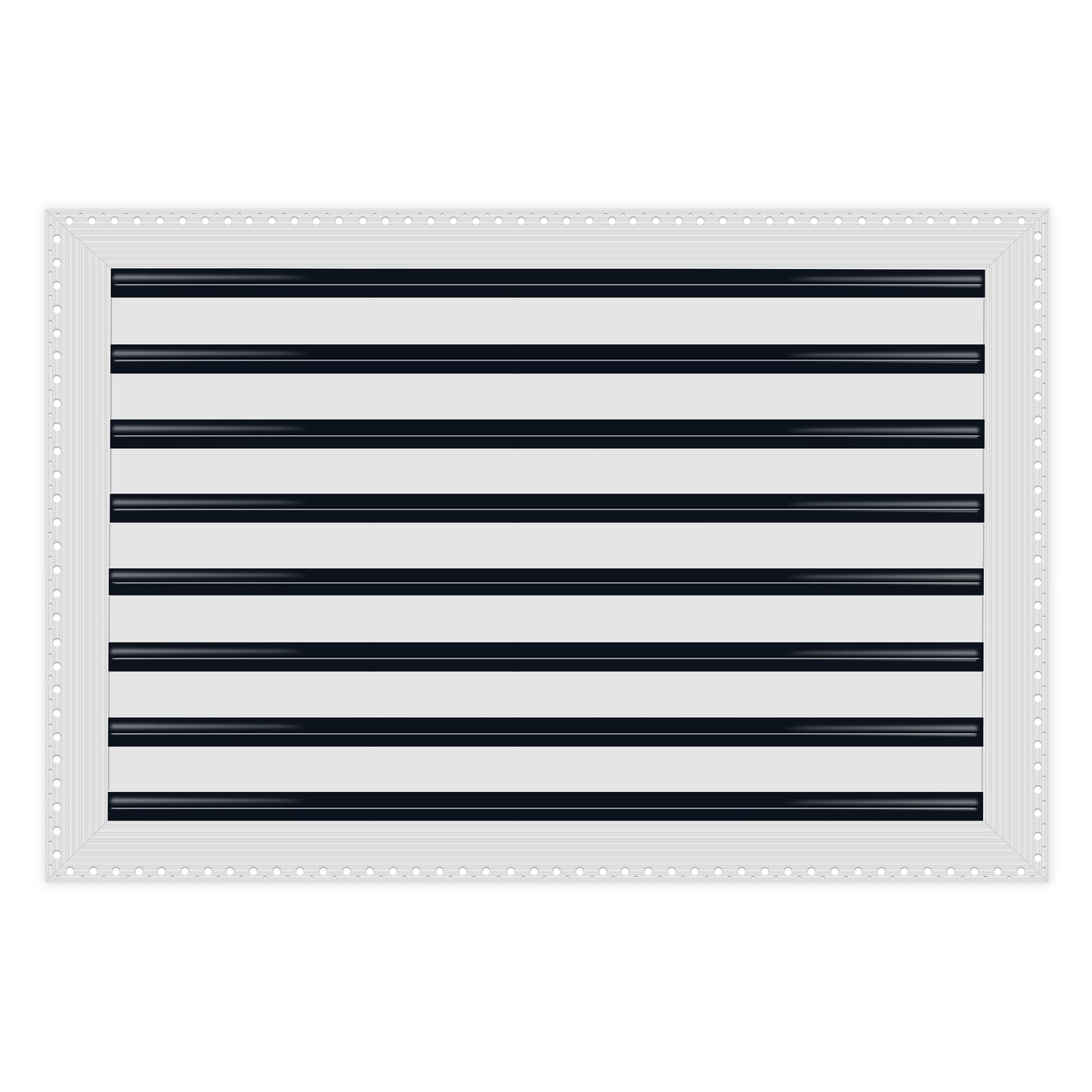 BUILDMART - 16" MUD-IN Air Vent Cover - Drywall MUD IN White Air Vent - MUD Linear Slot Diffuser - Register Grille for Ceiling and Walls - Texas Buildmart
