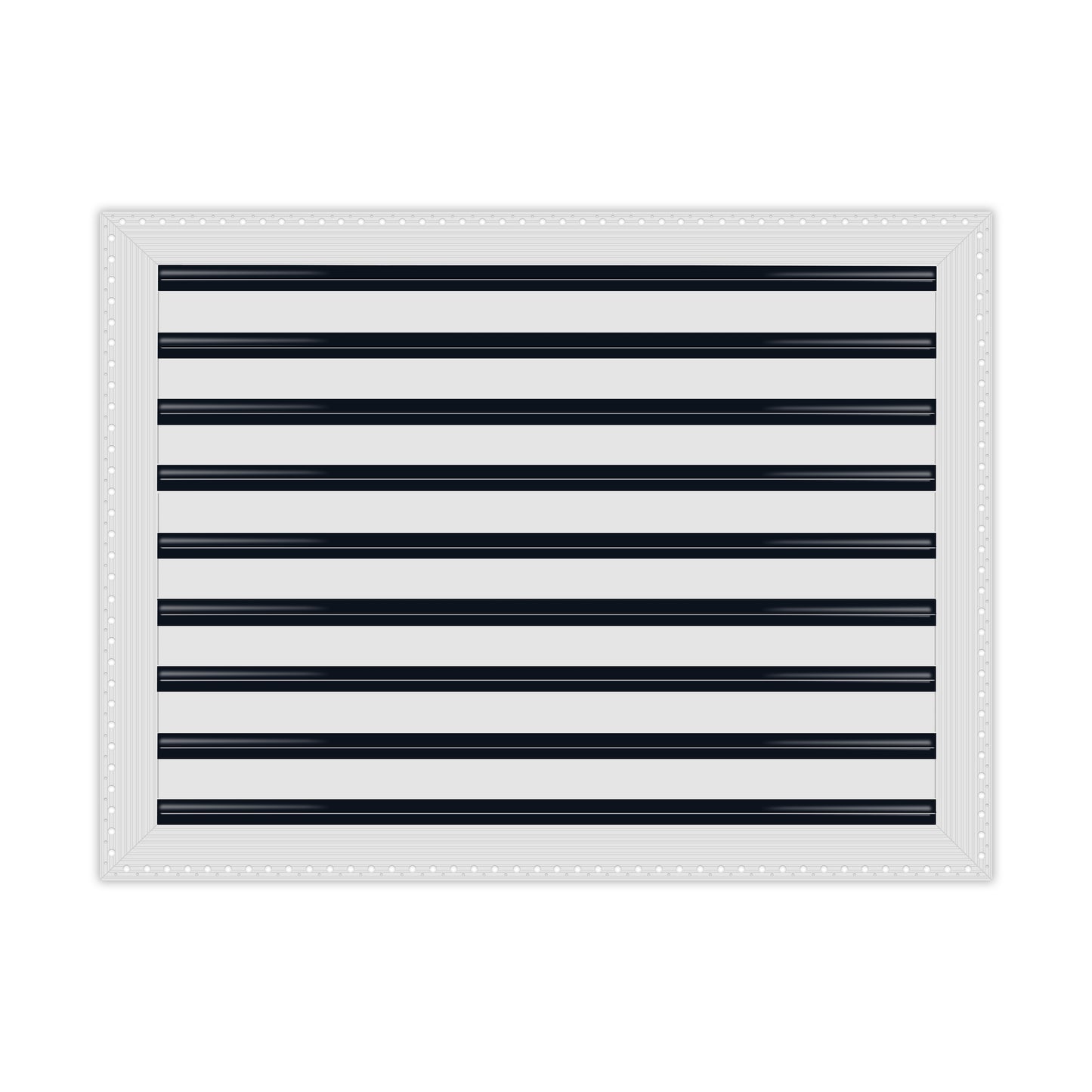 BUILDMART - 24x18 MUD-IN Air Vent Cover - Drywall MUD IN White Air Vent - MUD Linear Slot Diffuser - Register Grille for Ceiling and Walls - Texas Buildmart