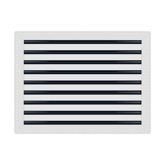 BUILDMART - 24x18 MUD-IN Air Vent Cover - Drywall MUD IN White Air Vent - MUD Linear Slot Diffuser - Register Grille for Ceiling and Walls - Texas Buildmart