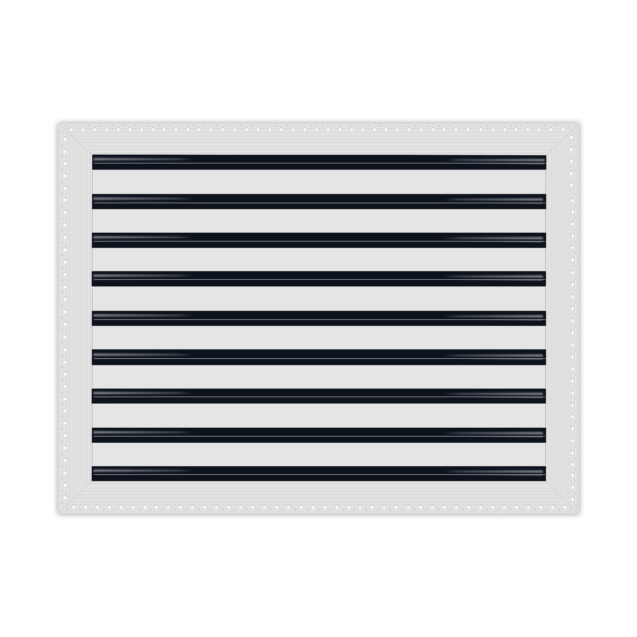 BUILDMART - 24x18 MUD-IN Air Vent Cover - Drywall MUD IN White Air Vent - MUD Linear Slot Diffuser - Register Grille for Ceiling and Walls - Texas Buildmart
