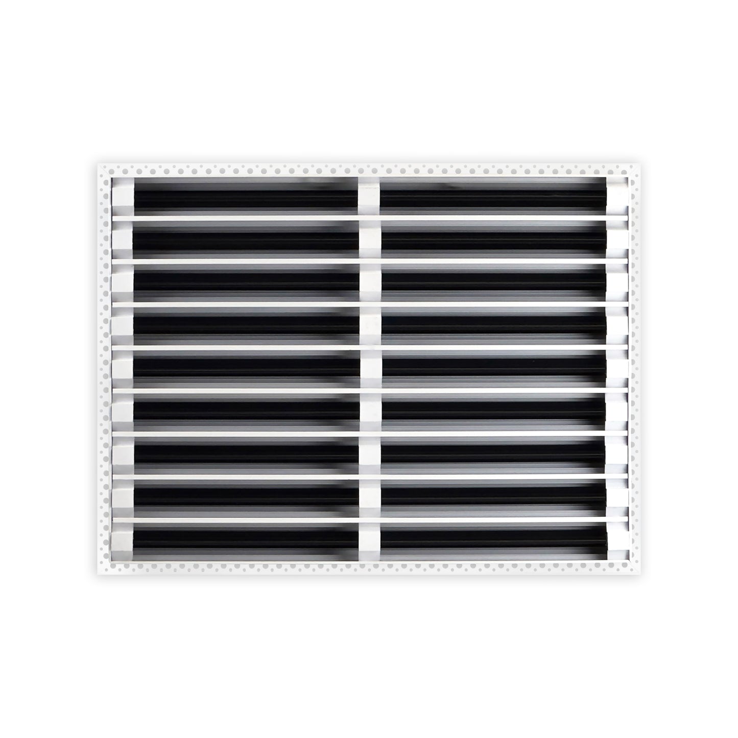 BUILDMART - 24x18 MUD-IN Air Vent Cover - Drywall MUD IN White Air Vent - MUD Linear Slot Diffuser - Register Grille for Ceiling and Walls - Texas Buildmart
