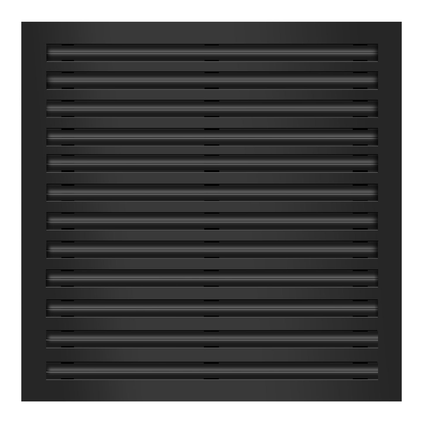 BUILDMART - 24" Standard Linear Slot Diffuser - Black Linear AC Vent - Decorative Air Vent - Modern Air Vent Cover for Ceiling, Wall or Floor - Texas Buildmart