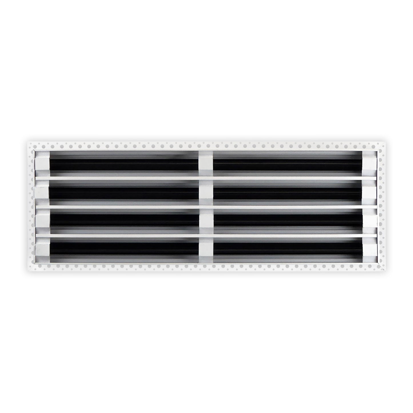 BUILDMART - 24x8 MUD-IN Air Vent Cover - Drywall MUD IN White Air Vent - MUD Linear Slot Diffuser - Register Grille for Ceiling and Walls - Texas Buildmart