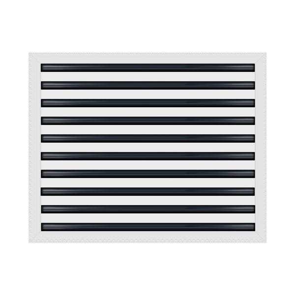BUILDMART - 25x20 MUD-IN Air Vent Cover - Drywall MUD IN White Air Vent - MUD Linear Slot Diffuser - Register Grille for Ceiling and Walls - Texas Buildmart