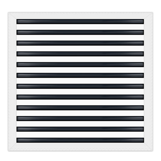 BUILDMART - 25x24 MUD-IN Air Vent Cover - Drywall MUD IN White Air Vent - MUD Linear Slot Diffuser - Register Grille for Ceiling and Walls - Texas Buildmart
