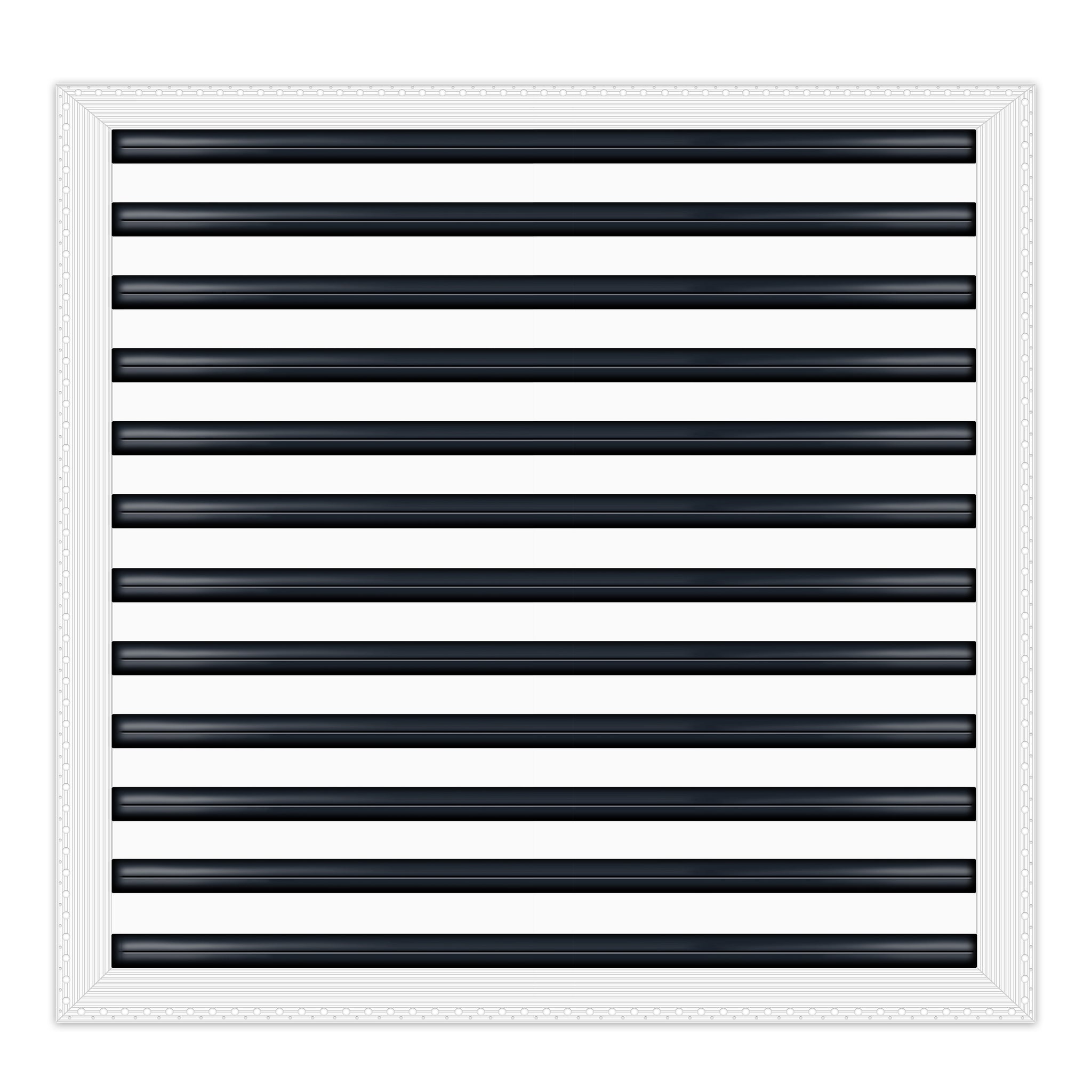 BUILDMART - 25x24 MUD-IN Air Vent Cover - Drywall MUD IN White Air Vent - MUD Linear Slot Diffuser - Register Grille for Ceiling and Walls - Texas Buildmart
