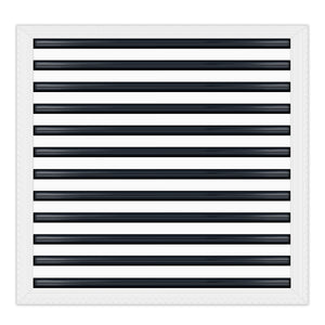 BUILDMART - 25x24 MUD-IN Air Vent Cover - Drywall MUD IN White Air Vent - MUD Linear Slot Diffuser - Register Grille for Ceiling and Walls - Texas Buildmart