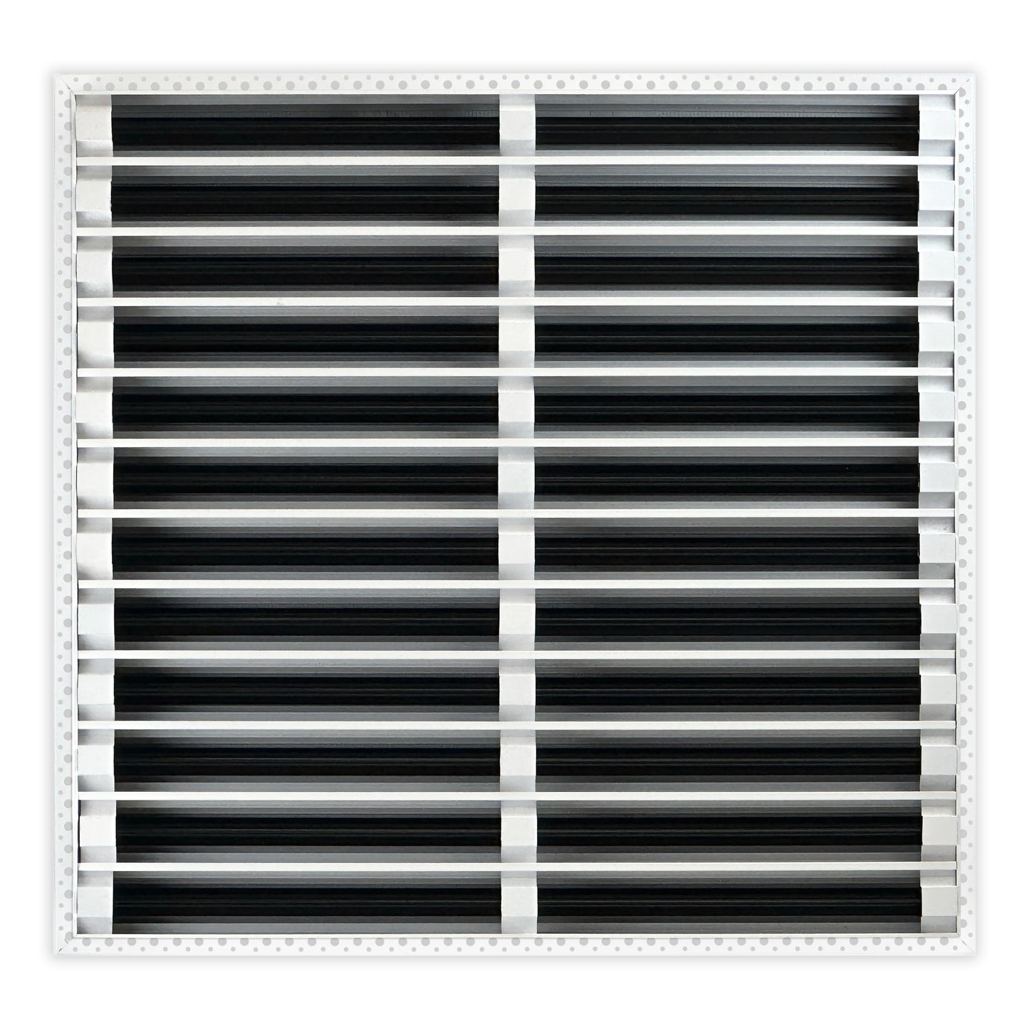 BUILDMART - 25x24 MUD-IN Air Vent Cover - Drywall MUD IN White Air Vent - MUD Linear Slot Diffuser - Register Grille for Ceiling and Walls - Texas Buildmart
