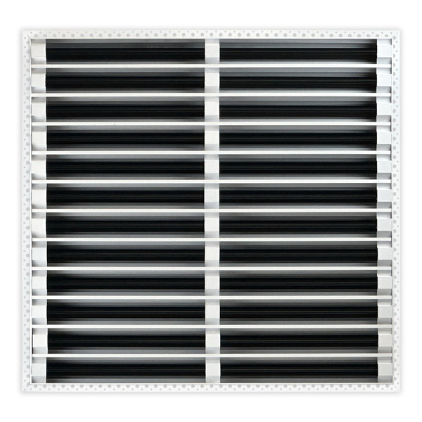 BUILDMART - 25x24 MUD-IN Air Vent Cover - Drywall MUD IN White Air Vent - MUD Linear Slot Diffuser - Register Grille for Ceiling and Walls - Texas Buildmart
