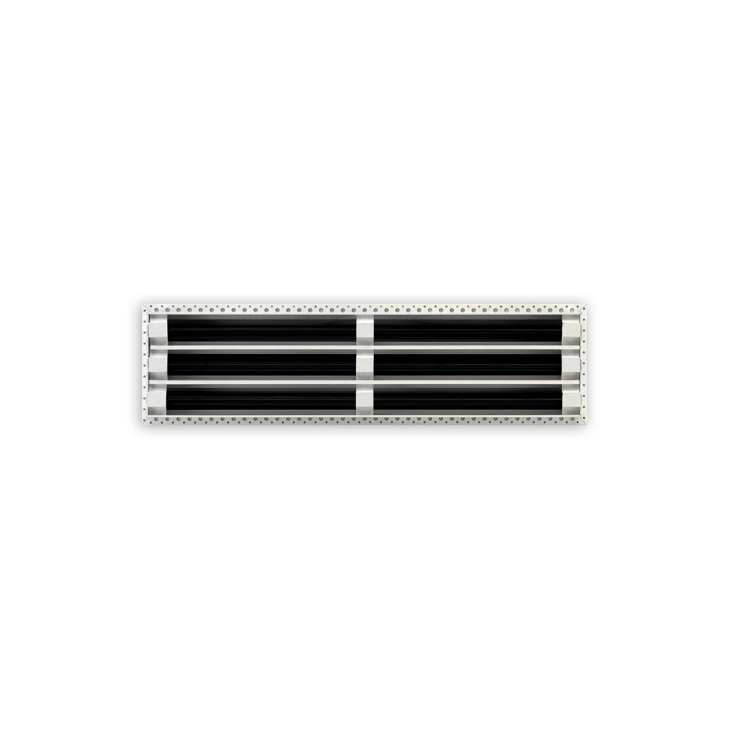 BUILDMART - 25x6 MUD-IN Air Vent Cover - Drywall MUD IN White Air Vent - MUD Linear Slot Diffuser - Register Grille for Ceiling and Walls - Texas Buildmart