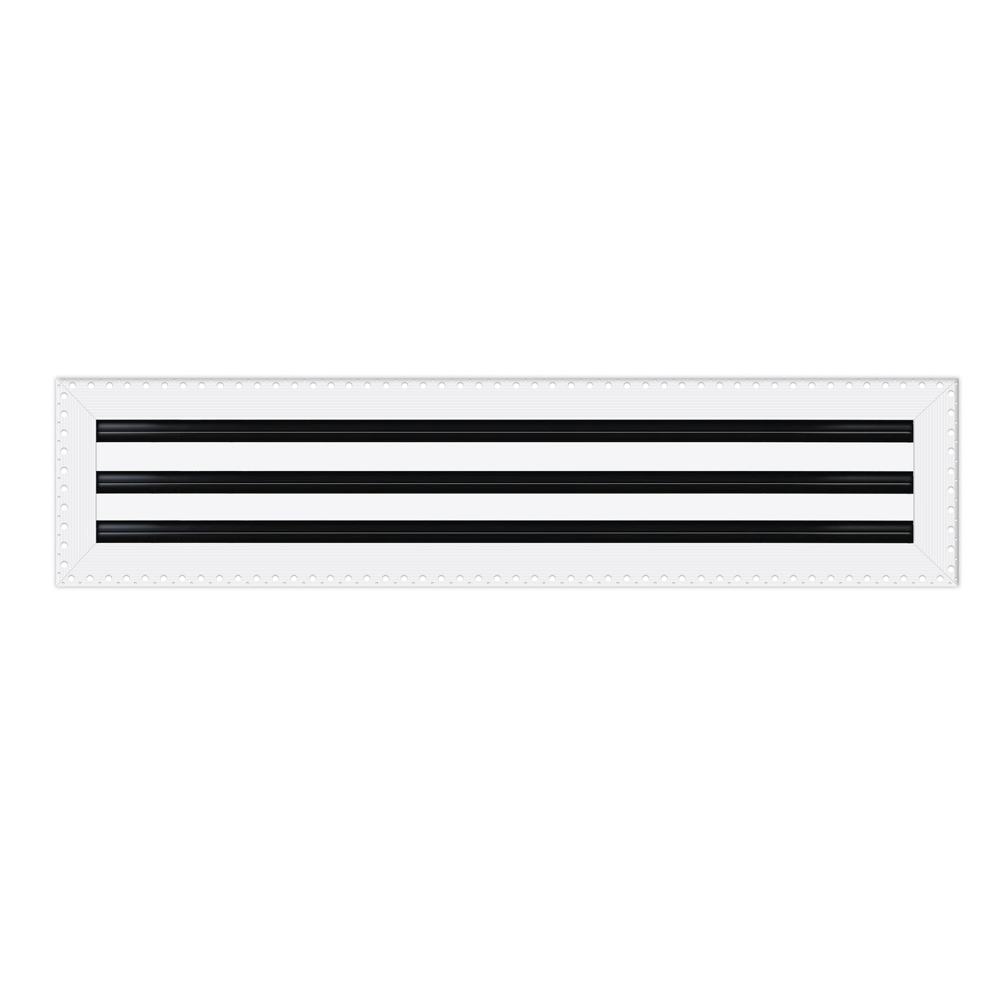 BUILDMART - 26x6 MUD-IN Air Vent Cover - Drywall MUD IN White Air Vent - MUD Linear Slot Diffuser - Register Grille for Ceiling and Walls - Texas Buildmart