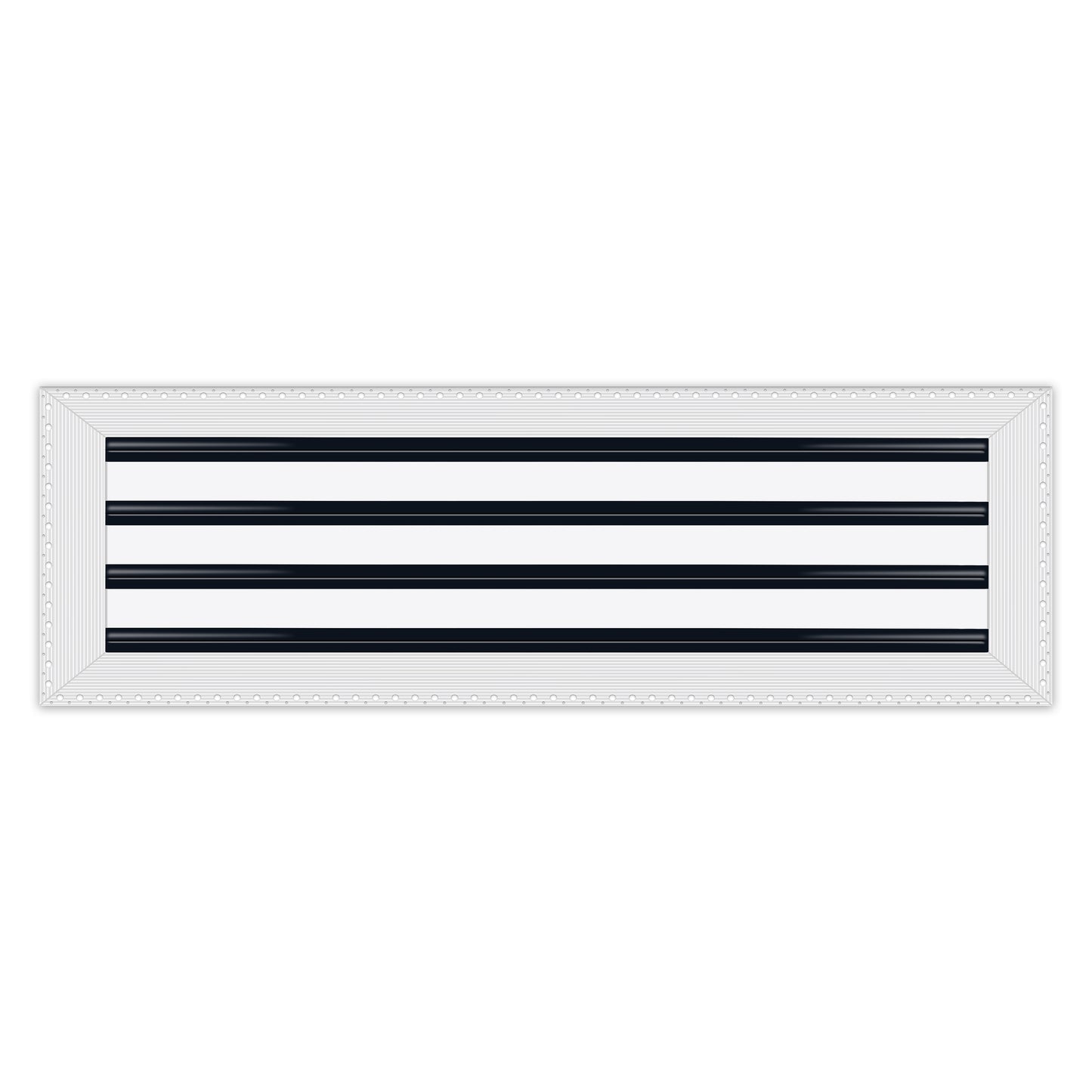 BUILDMART - 26x8 MUD-IN Air Vent Cover - Drywall MUD IN White Air Vent - MUD Linear Slot Diffuser - Register Grille for Ceiling and Walls - Texas Buildmart
