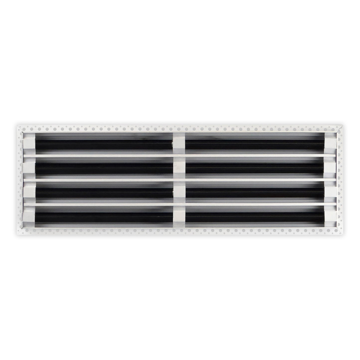 BUILDMART - 26x8 MUD-IN Air Vent Cover - Drywall MUD IN White Air Vent - MUD Linear Slot Diffuser - Register Grille for Ceiling and Walls - Texas Buildmart