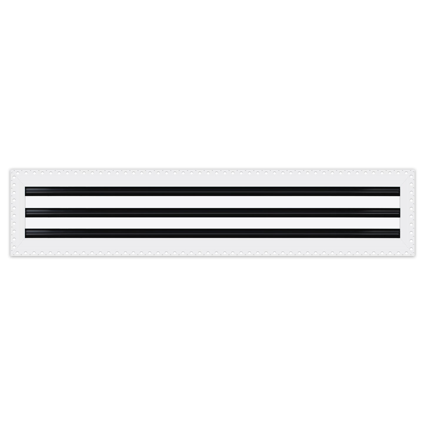 BUILDMART - 6" MUD-IN Air Vent Cover - Drywall MUD IN White Air Vent - MUD Linear Slot Diffuser - Register Grille for Ceiling and Walls - Texas Buildmart