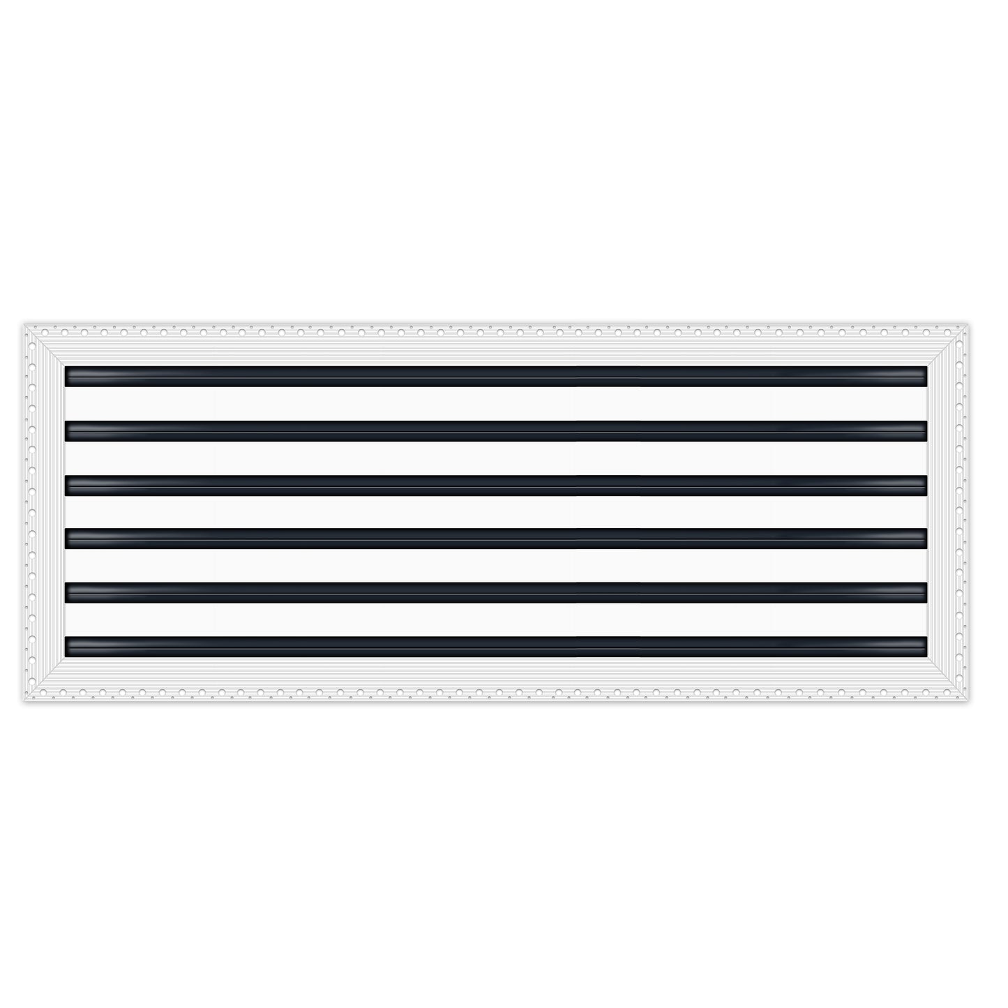 BUILDMART - 12" MUD-IN Air Vent Cover - Drywall MUD IN White Air Vent - MUD Linear Slot Diffuser - Register Grille for Ceiling and Walls - Texas Buildmart