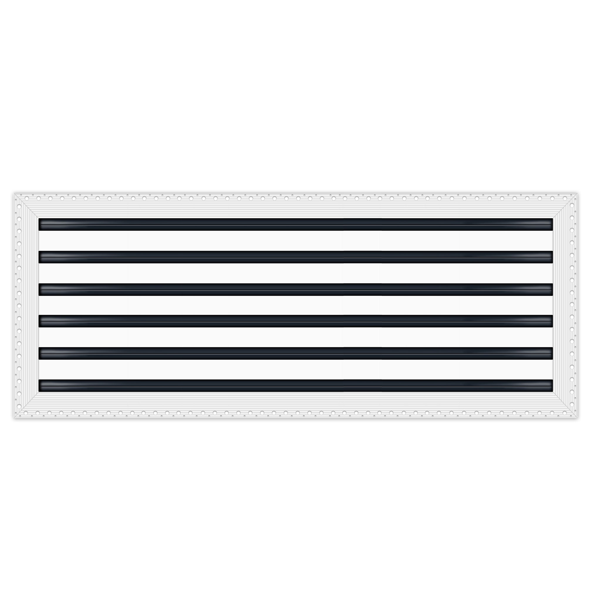 BUILDMART - 30x12 MUD-IN Air Vent Cover - Drywall MUD IN White Air Vent - MUD Linear Slot Diffuser - Register Grille for Ceiling and Walls - Texas Buildmart