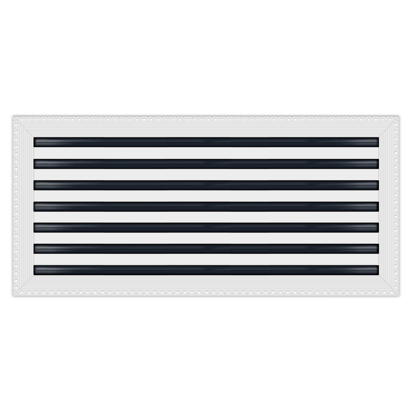 BUILDMART - 30x14 MUD-IN Air Vent Cover - Drywall MUD IN White Air Vent - MUD Linear Slot Diffuser - Register Grille for Ceiling and Walls - Texas Buildmart