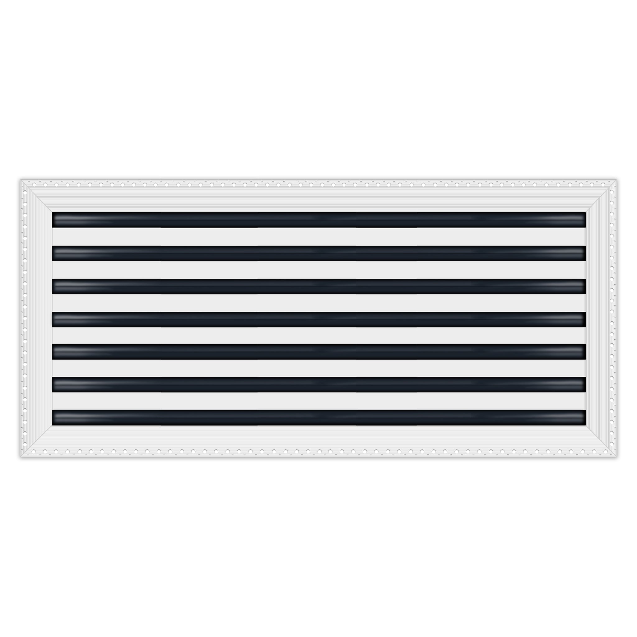 BUILDMART - 30x14 MUD-IN Air Vent Cover - Drywall MUD IN White Air Vent - MUD Linear Slot Diffuser - Register Grille for Ceiling and Walls - Texas Buildmart