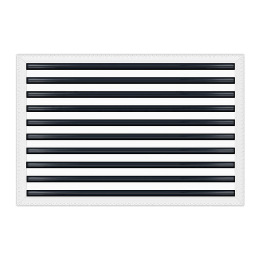 BUILDMART - 30x20 MUD-IN Air Vent Cover - Drywall MUD IN White Air Vent - MUD Linear Slot Diffuser - Register Grille for Ceiling and Walls - Texas Buildmart