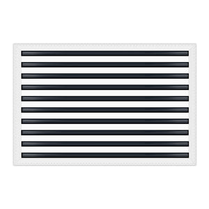 BUILDMART - 30x20 MUD-IN Air Vent Cover - Drywall MUD IN White Air Vent - MUD Linear Slot Diffuser - Register Grille for Ceiling and Walls - Texas Buildmart