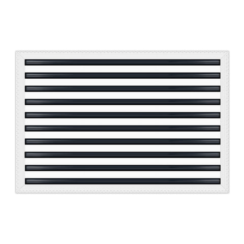 BUILDMART - 30x20 Mud In Air Vent Cover - Drywall Mud-in White Air Vent - Mud Linear Slot Diffuser - Register Grille for Ceiling and Walls - Texas Buildmart