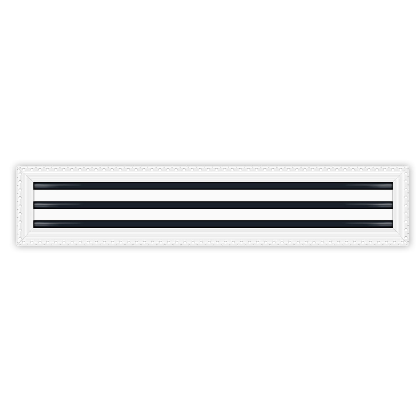 BUILDMART - 6" MUD-IN Air Vent Cover - Drywall MUD IN White Air Vent - MUD Linear Slot Diffuser - Register Grille for Ceiling and Walls - Texas Buildmart