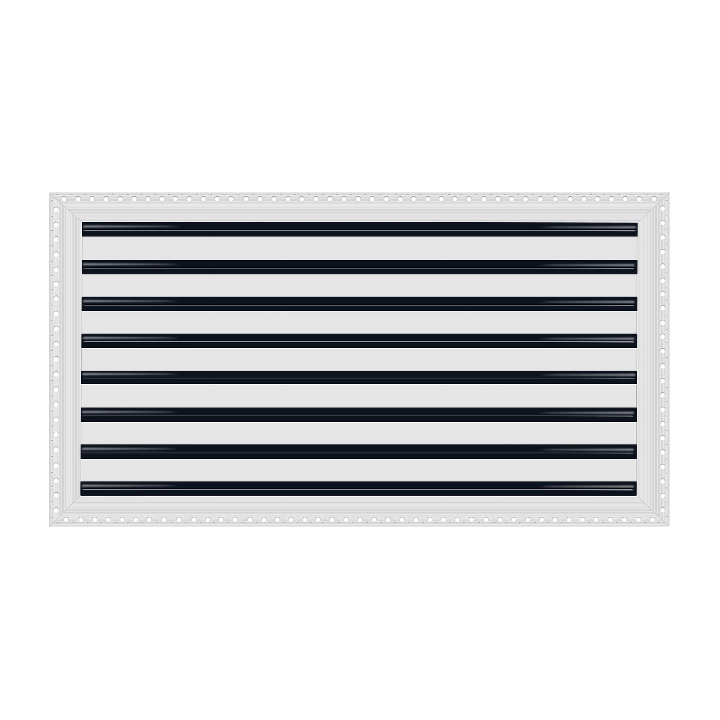 BUILDMART - 30x16 MUD-IN Air Vent Cover - Drywall MUD IN White Air Vent - MUD Linear Slot Diffuser - Register Grille for Ceiling and Walls - Texas Buildmart