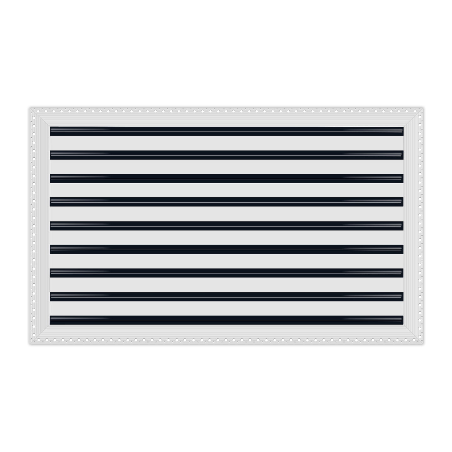 BUILDMART - 30x18 MUD-IN Air Vent Cover - Drywall MUD IN White Air Vent - MUD Linear Slot Diffuser - Register Grille for Ceiling and Walls - Texas Buildmart