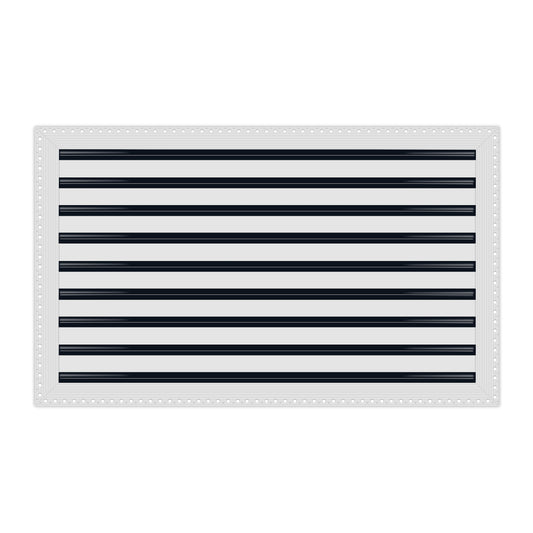 BUILDMART - 30x18 MUD-IN Air Vent Cover - Drywall MUD IN White Air Vent - MUD Linear Slot Diffuser - Register Grille for Ceiling and Walls - Texas Buildmart
