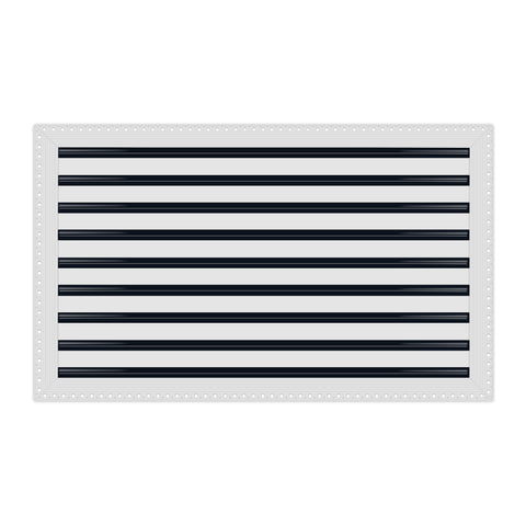 BUILDMART - 30x18 Mud In Air Vent Cover - Drywall Mud-in White Air Vent - Mud Linear Slot Diffuser - Register Grille for Ceiling and Walls - Texas Buildmart