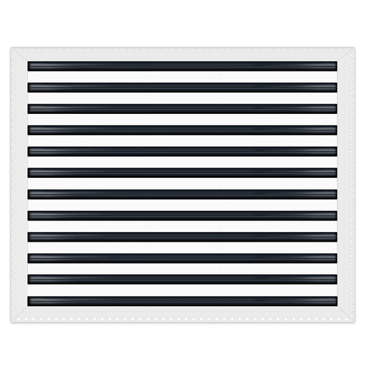 BUILDMART - 30x24 MUD-IN Air Vent Cover - Drywall MUD IN White Air Vent - MUD Linear Slot Diffuser - Register Grille for Ceiling and Walls - Texas Buildmart