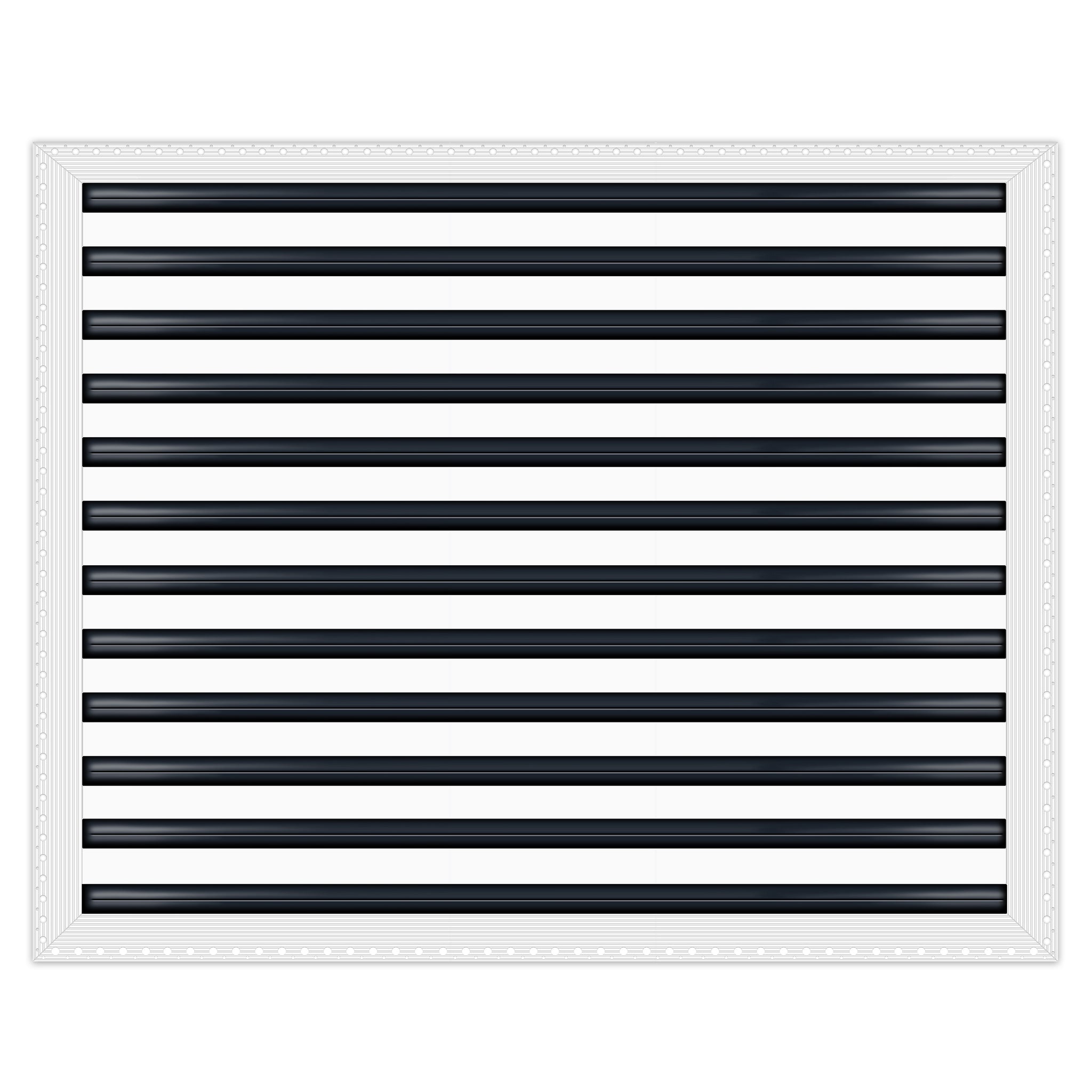 BUILDMART - 30x24 MUD-IN Air Vent Cover - Drywall MUD IN White Air Vent - MUD Linear Slot Diffuser - Register Grille for Ceiling and Walls - Texas Buildmart