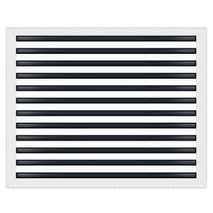 BUILDMART - 30x24 MUD-IN Air Vent Cover - Drywall MUD IN White Air Vent - MUD Linear Slot Diffuser - Register Grille for Ceiling and Walls - Texas Buildmart