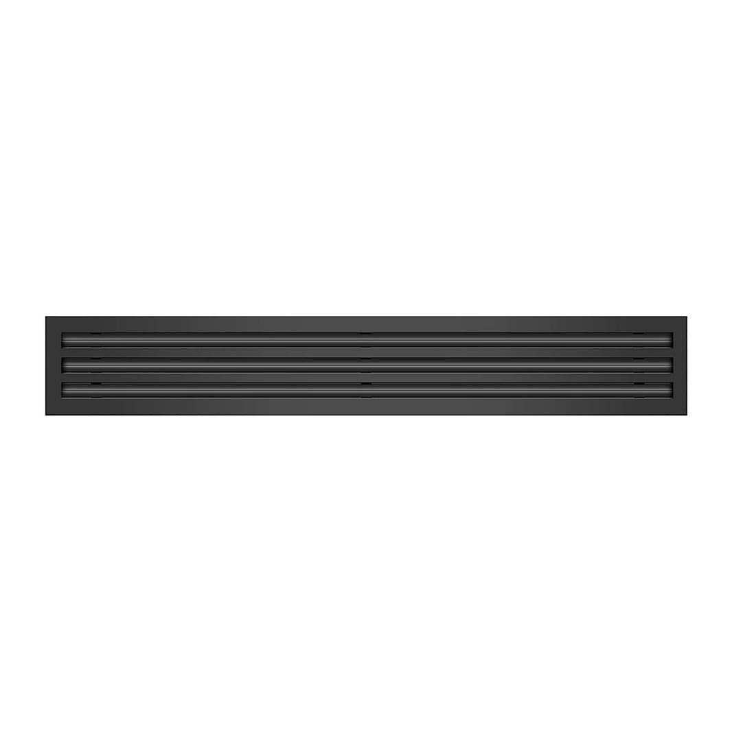 3 Slot - Triple Slot - Linear Slot Diffusers - Black – Vent Cover