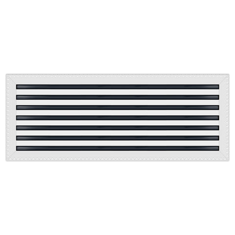 BUILDMART - 36x14 Mud In Air Vent Cover - Drywall Mud-in White Air Vent - Mud Linear Slot Diffuser - Register Grille for Ceiling and Walls - Texas Buildmart