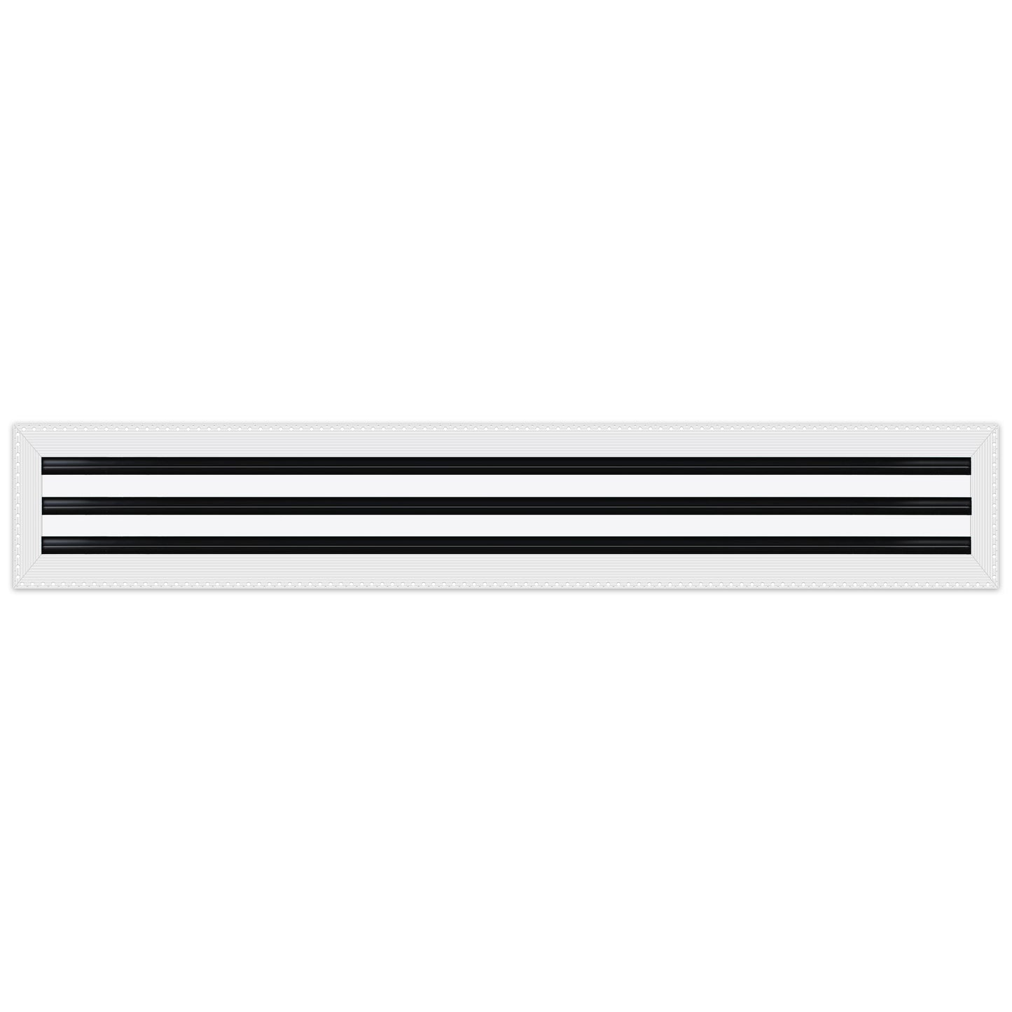 BUILDMART - 36x6 MUD-IN Air Vent Cover - Drywall MUD IN White Air Vent - MUD Linear Slot Diffuser - Register Grille for Ceiling and Walls - Texas Buildmart