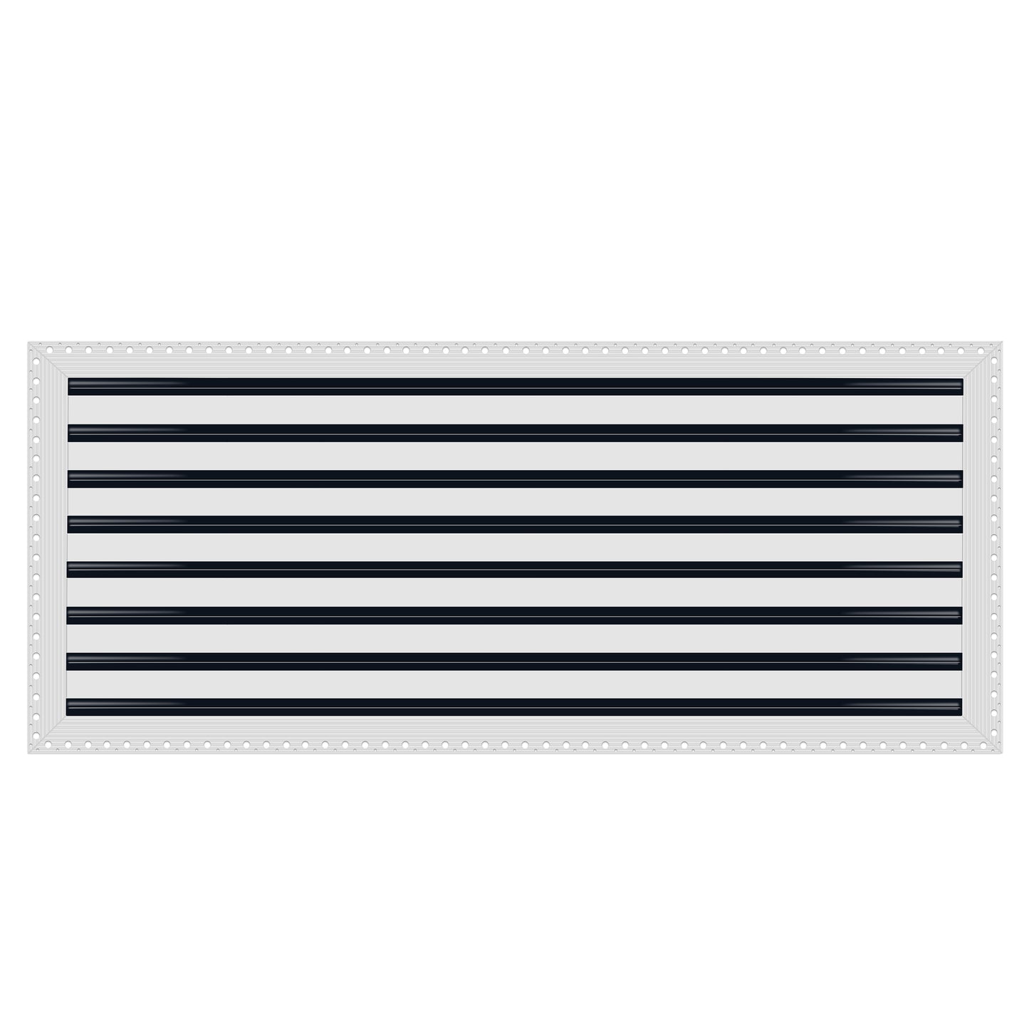 BUILDMART - 36x16 MUD-IN Air Vent Cover - Drywall MUD IN White Air Vent - MUD Linear Slot Diffuser - Register Grille for Ceiling and Walls - Texas Buildmart