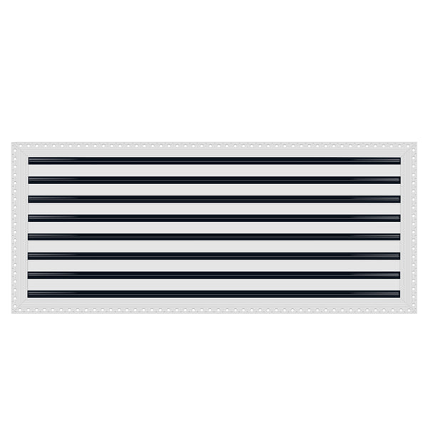 BUILDMART - 36x16 MUD-IN Air Vent Cover - Drywall MUD IN White Air Vent - MUD Linear Slot Diffuser - Register Grille for Ceiling and Walls - Texas Buildmart