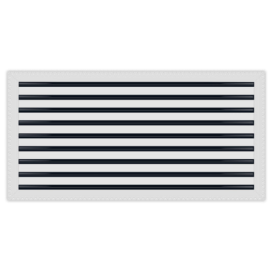 BUILDMART - 36x18 MUD-IN Air Vent Cover - Drywall MUD IN White Air Vent - MUD Linear Slot Diffuser - Register Grille for Ceiling and Walls - Texas Buildmart