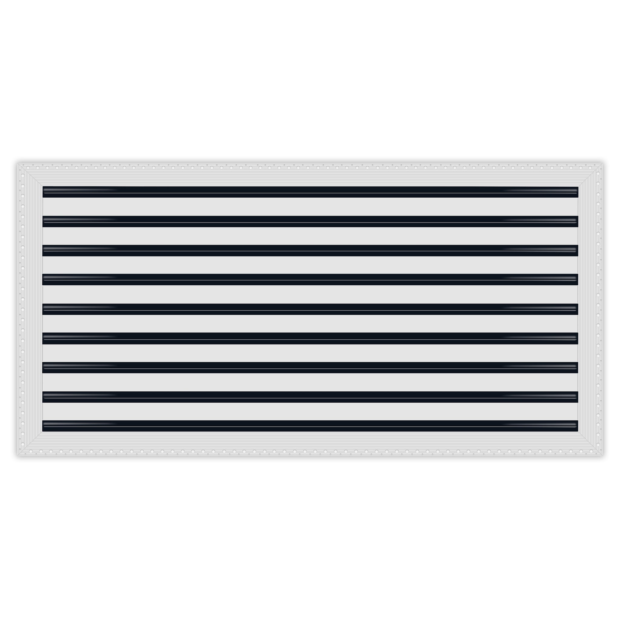 BUILDMART - 36x18 MUD-IN Air Vent Cover - Drywall MUD IN White Air Vent - MUD Linear Slot Diffuser - Register Grille for Ceiling and Walls - Texas Buildmart