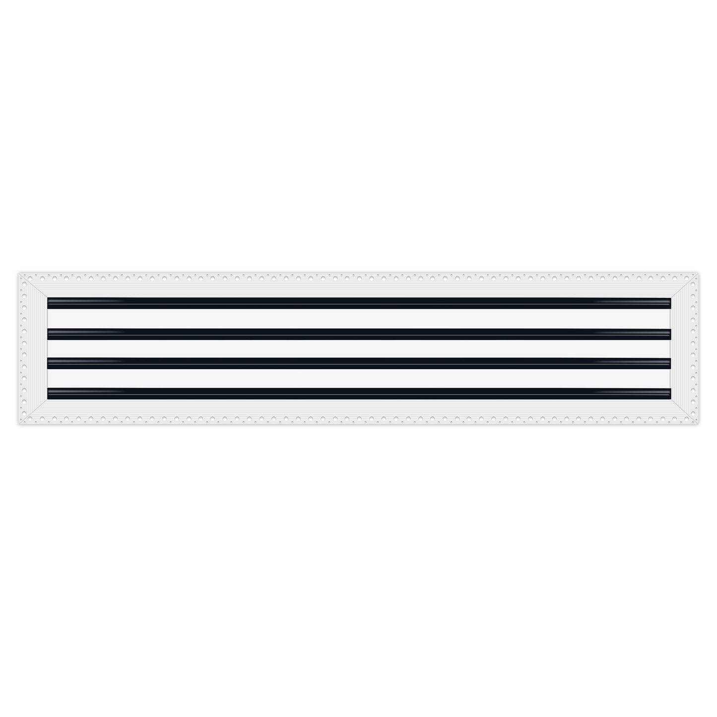 BUILDMART - 36x8 MUD-IN Air Vent Cover - Drywall MUD IN White Air Vent - MUD Linear Slot Diffuser - Register Grille for Ceiling and Walls - Texas Buildmart