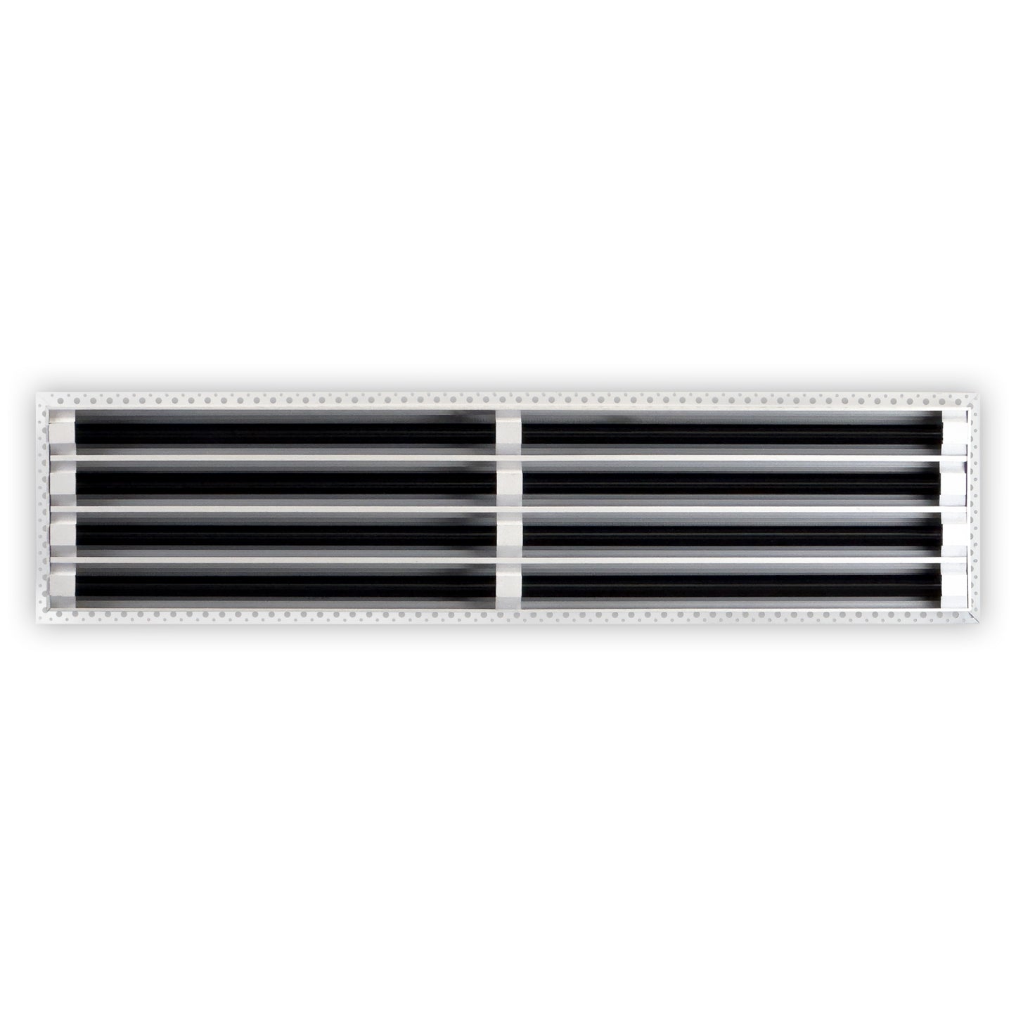 BUILDMART - 36x8 MUD-IN Air Vent Cover - Drywall MUD IN White Air Vent - MUD Linear Slot Diffuser - Register Grille for Ceiling and Walls - Texas Buildmart