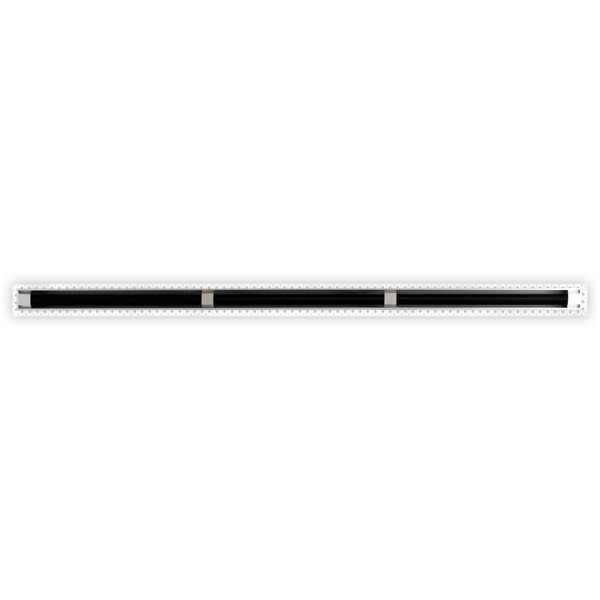 BUILDMART - 48" MUD-IN Linear Slot Diffuser - 1 Slot - Air Vent Cover - Drywall MUD IN White Air Vent - MUD Linear Slot Diffuser - Register Grille for Ceiling and Walls - Texas Buildmart