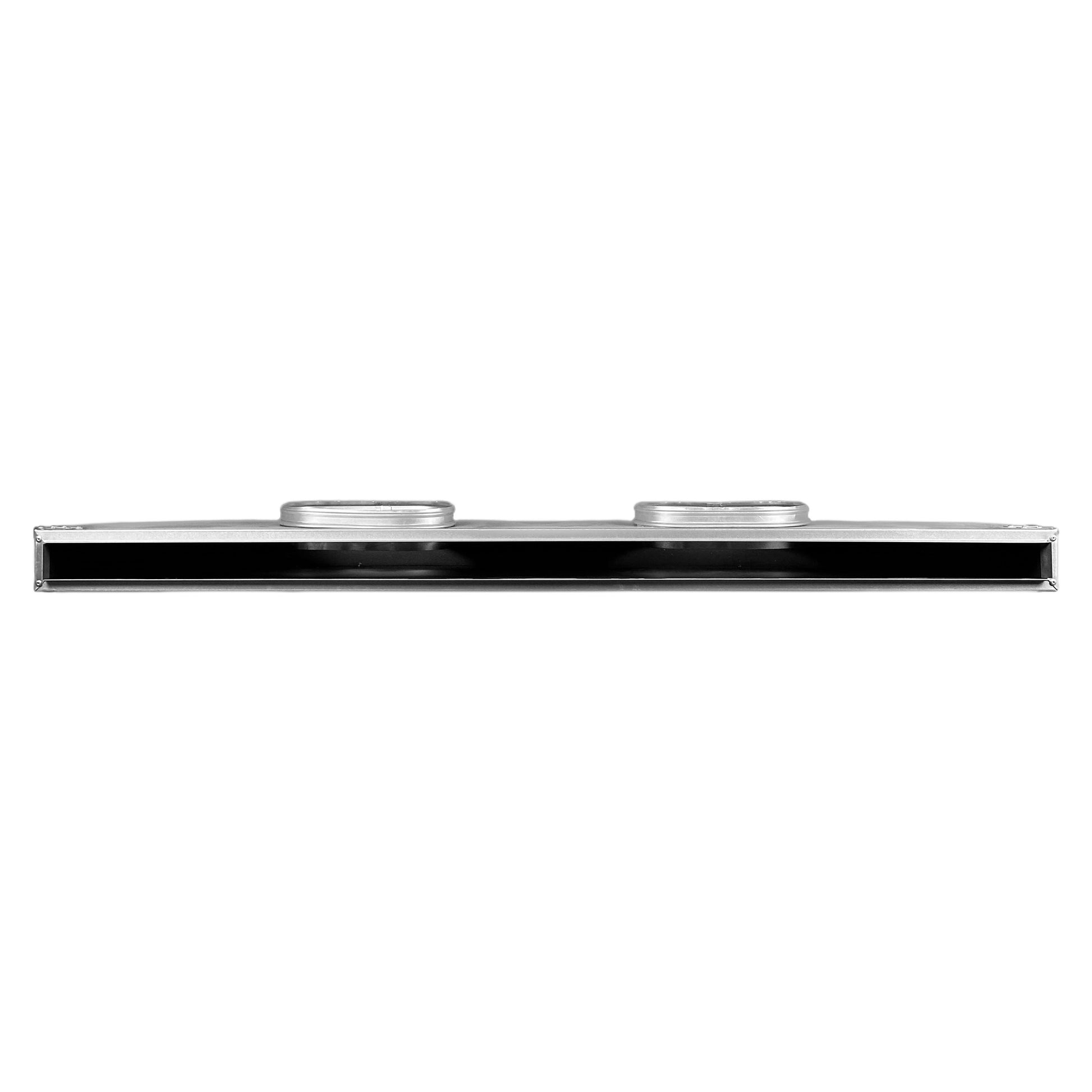 Front of 48 Inch 1 Slot Linear Slot Plenum Box - Linear Slot Diffuser Plenum - Texas Buildmart - AC Vent Covers - Linear Plenum Box