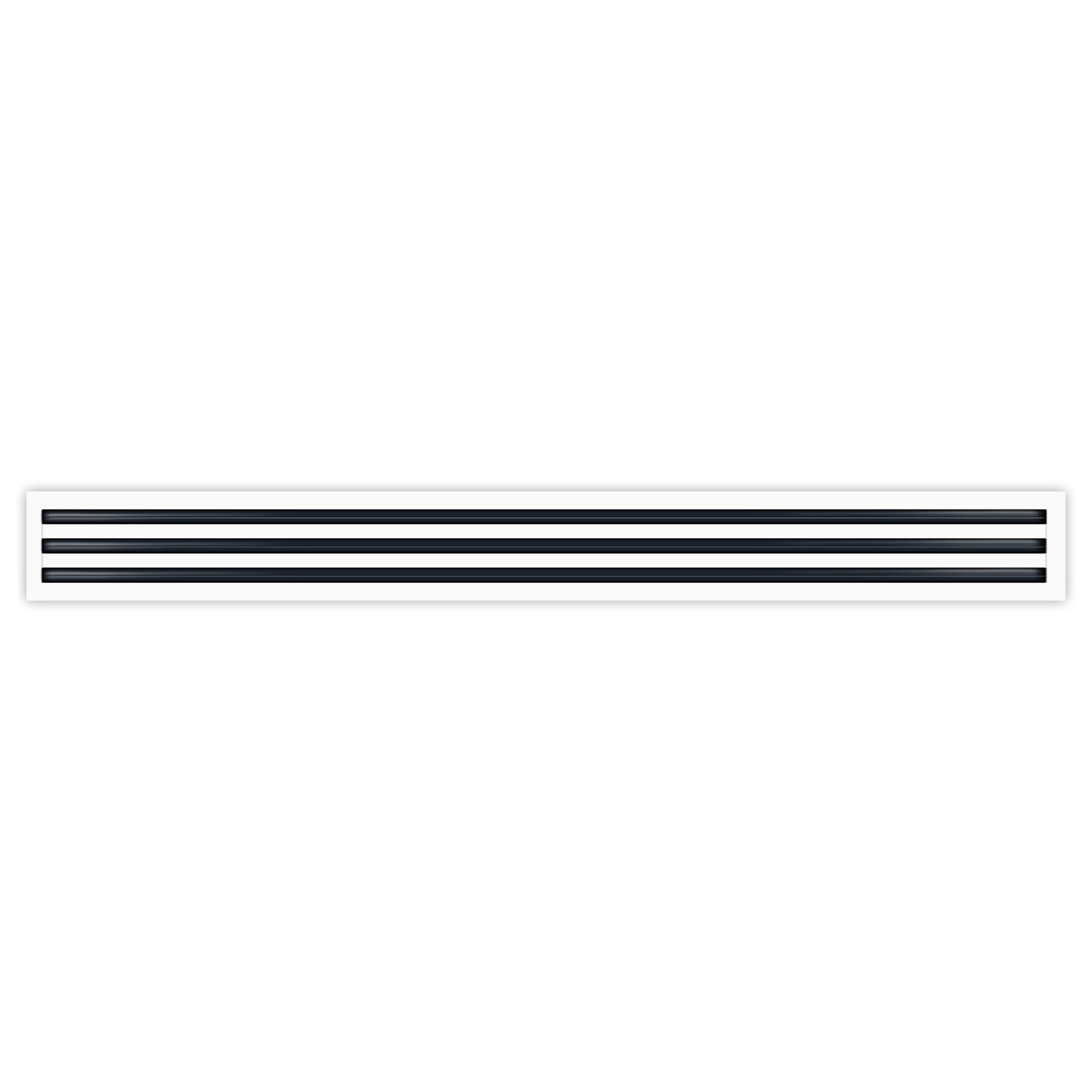 3 Slot - Triple Slot - Linear Slot Diffusers - White – Vent Cover