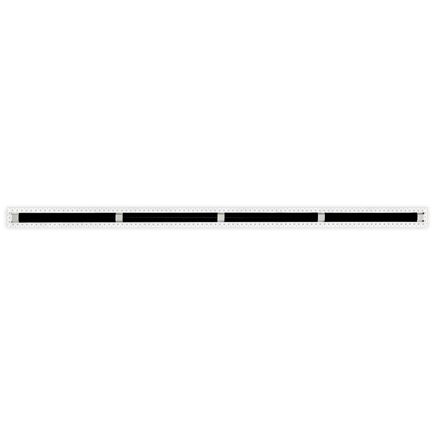 BUILDMART - 60" MUD-IN Linear Slot Diffuser - 1 Slot - Air Vent Cover - Drywall MUD IN White Air Vent - MUD Linear Slot Diffuser - Register Grille for Ceiling and Walls - Texas Buildmart